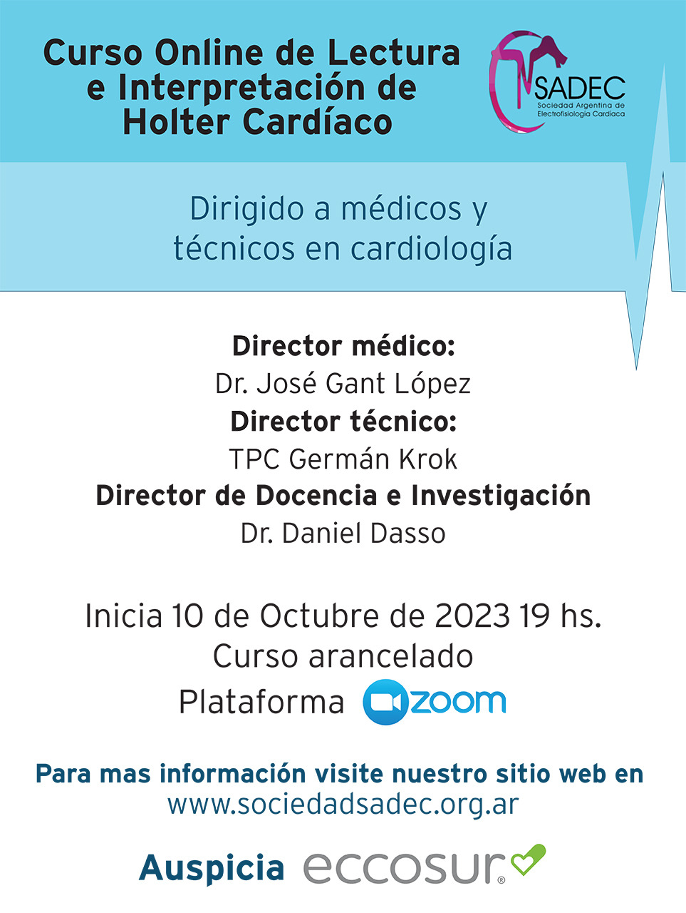 Lectura e Interpretacion de Holter cardiaco 2023